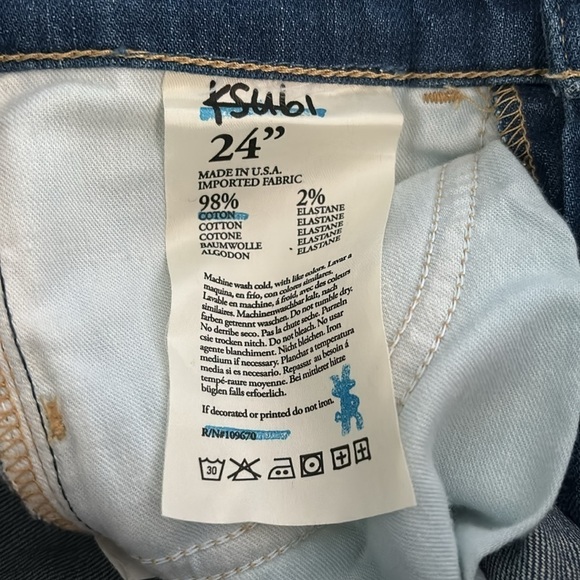 KSUBI Scooter Tallina Mid Indigo Jeans Size 24 - Picture 7 of 7
